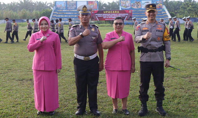  Kapolres Inhu, Jadikan Kenaikan Pangkat Sebagai Motivasi Tingkatkan Profesionalisme