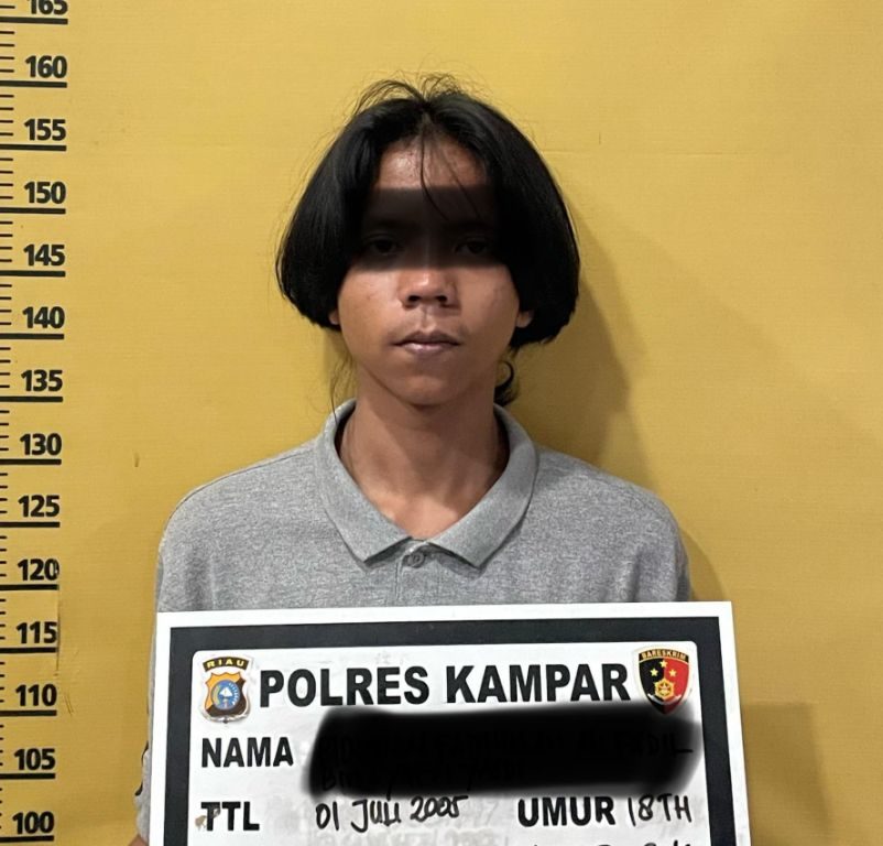 Pelaku Cabul Terhadap Anak Berhasil Diamankan Polres Kampar 