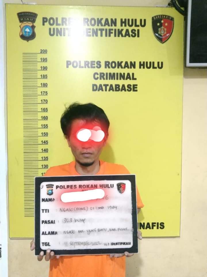 Tim Resmob Polres Rohul Sikat Pelaku Di Pasar Ngaso Ujungbatu