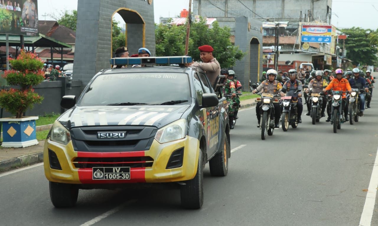 Tim Gabungan Patroli Ciptakan Pilkada Damai di Inhu 