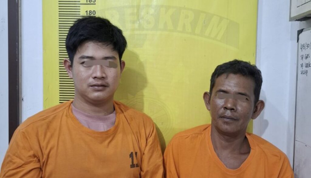 Kapolsek Batang Gansal Pimpin Penangkapan  2 Tersangka Pengedar, 2 Ons Sabu Diamankan